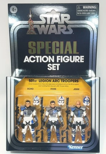 Star Wars Vintage Collection Special Set 501st Arc Troopers Echo Fives Jesse