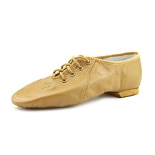 Bloch Women's Jazzsoft Tan Leather Split Sole Jazz Shoes Flexible Comfort