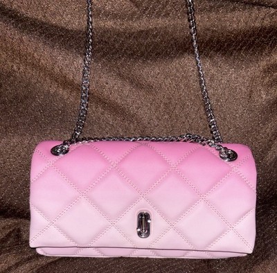 Marc Jacobs Pink Ombre Quilted Chain Shoulder Bag