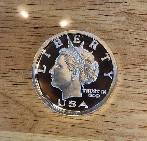 Norfed 2005 1/2 oz Silver Round Proof 10 Liberty Dollars .999 Fine Silver