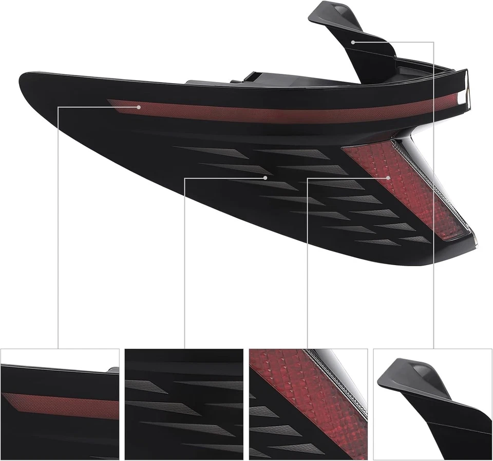 Par de luces traseras LED izquierda+derecha para Hyundai Tucson SEL 2022-2024 Foto 4 de 4