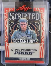 Tom Berenger 2024 Leaf Pop Century 1/1 Pre Production Proof