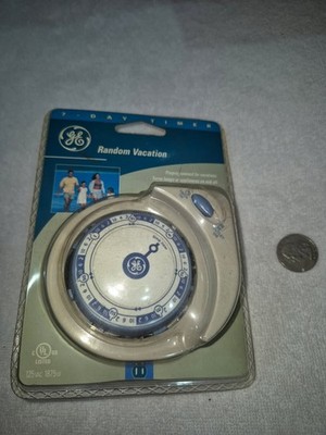 Random Vacation 7 Day Timer GE Household Lamps Appliances BK3