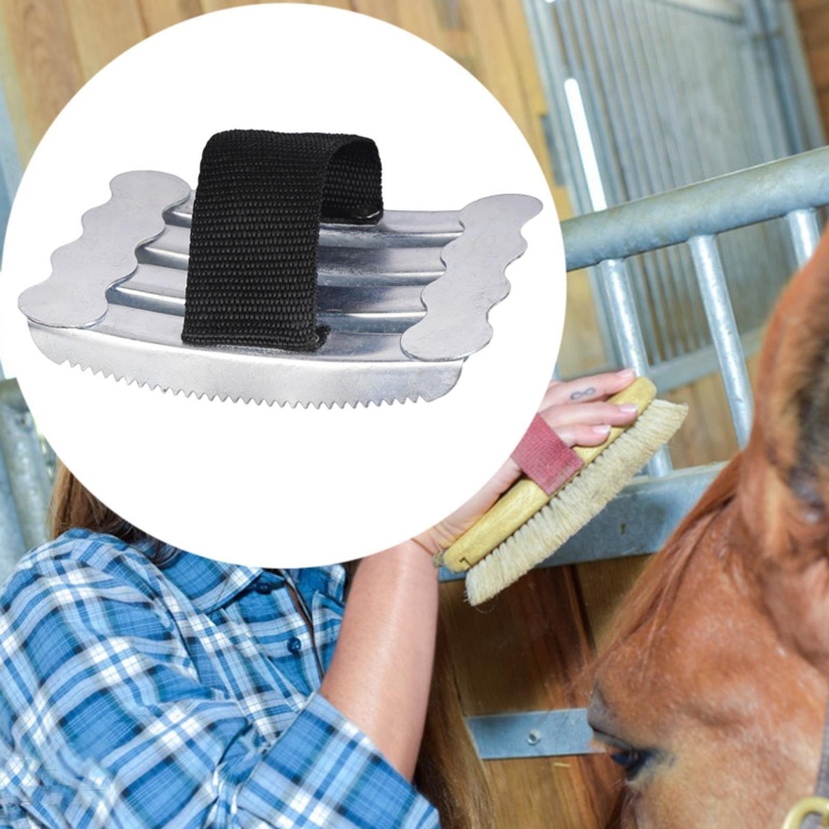 Horse Grooming Shedding Blade Effective Portable Livestock