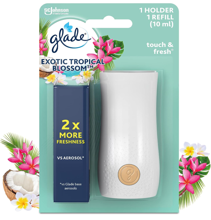Glade / Touch & Fresh /Toilet Spray Air Freshener /Activated Odour