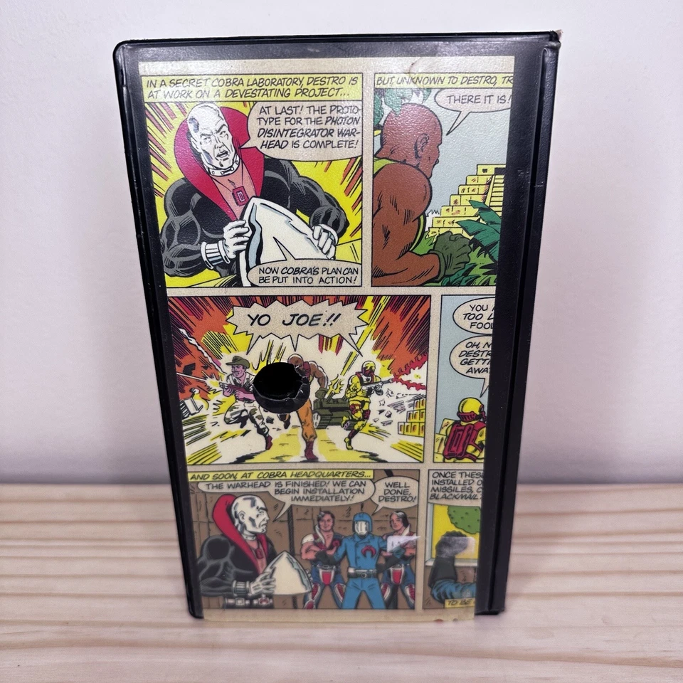 G.I. Joe Volume 6: Red Rockets Glare 1983 VHS Tape FHE Clamshell Box Case - Image 3 of 4