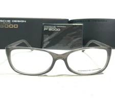 Porsche Design Eyeglasses Frames P8247 C Matte Brown Gray Carbon Fiber 53-17-130