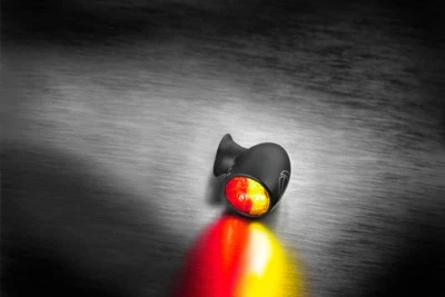 Kellermann Bullet Atto DF Feu Stop Clignotant Noir 3en1 LED Mini - Photo 1/4