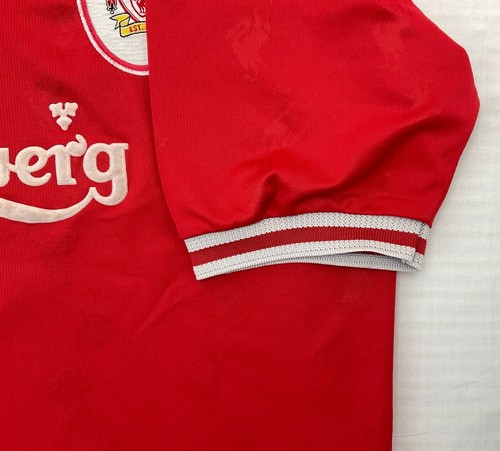 Reebok Liverpool 1996 1997 VINTAGE Home Football Shirt Soccer Jersey 42"/44" - L - Picture 12 of 18