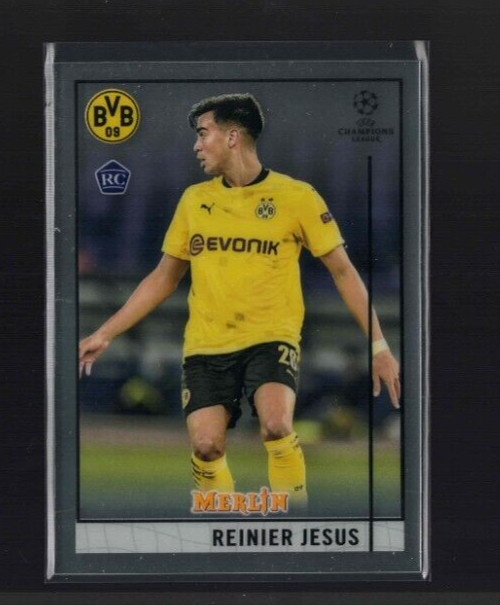 Reinier Jesus Rookie RC 2020-2021 Topps Merlin Chrome Europa League #92 Dortmund