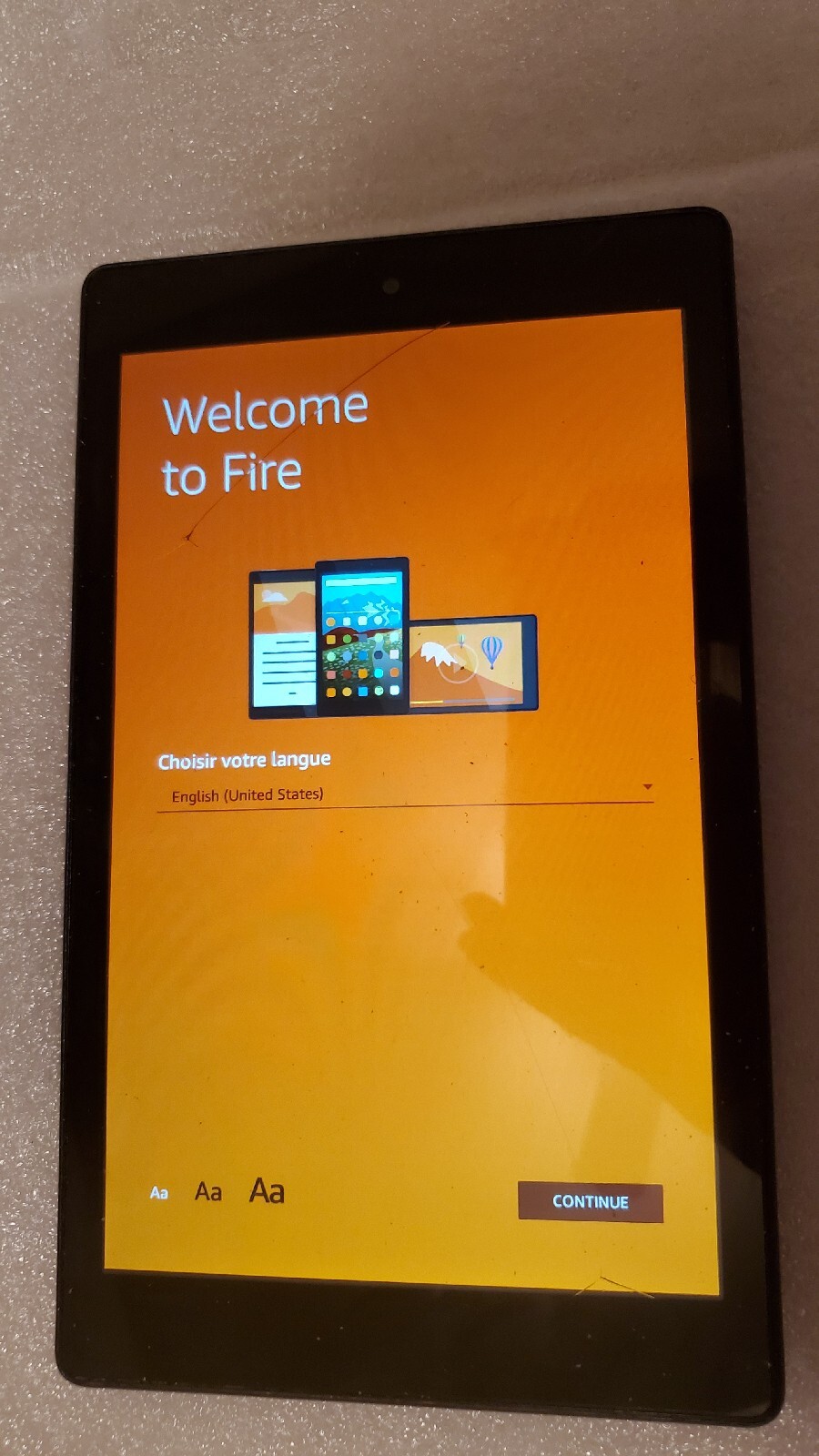 Amazon Fire HD 8 (7th Generation) 32GB, 8" Black Screen Damage Slow Charging eBay