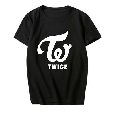 Kpop TWICE Star Support T-shirt Unisex Summer Cotton Short Sleeve