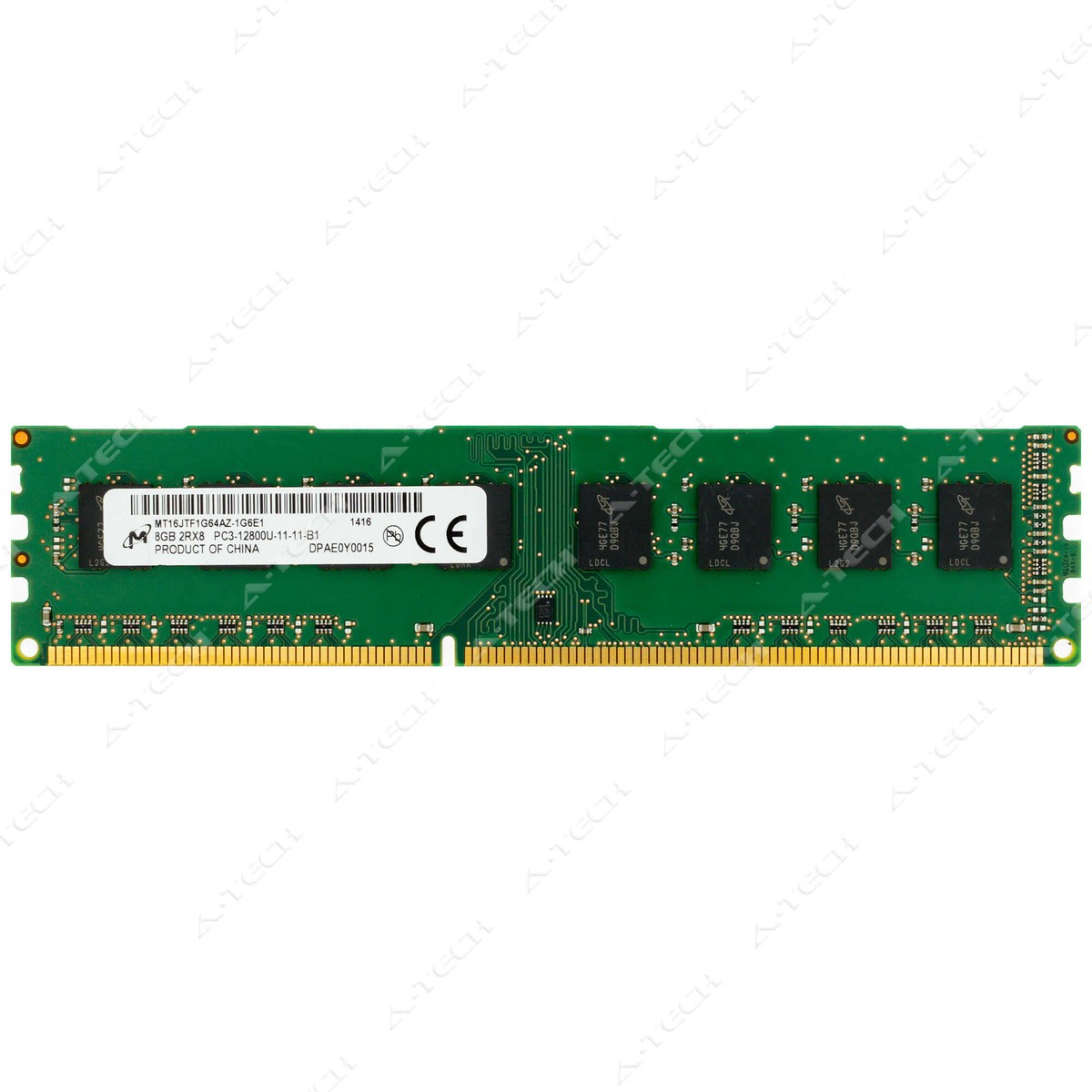 Micron 8GB DDR3 1600 MHz PC3-12800 DIMM Desktop Memory RAM