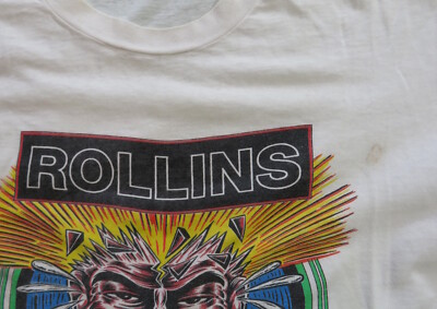 ROLLINS BAND 90's USA製 ワッフルロンT BLACKFLAG Vintage LED ZEPPELIN 1992 T-SHIRT | Defunkd