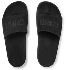 Cmmn Swdn Debossed Suede Slides
