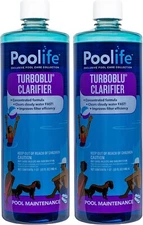 Poolife TurboBlu Swimming Pool Clarifier 1 qt/32 oz/ | 62064 (2 Pack)