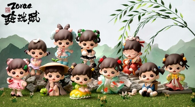 ピオフィ オトガ ランチョン コンプリート セット TNTSPACE Zoraa Ode of Linglong Series Confirmed Blind Box Figure