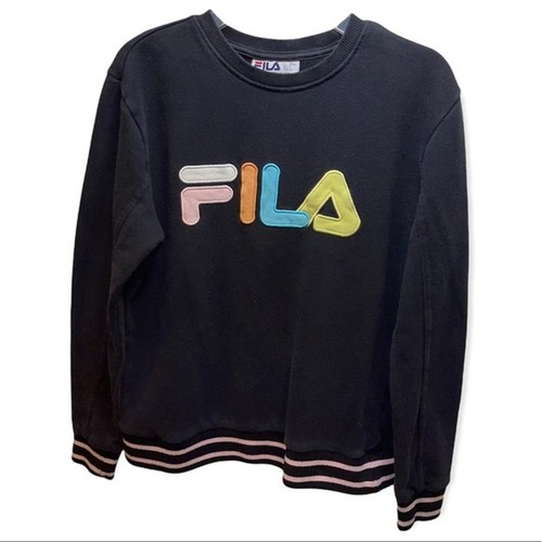 Colorful FILA Crew Neck Sweater