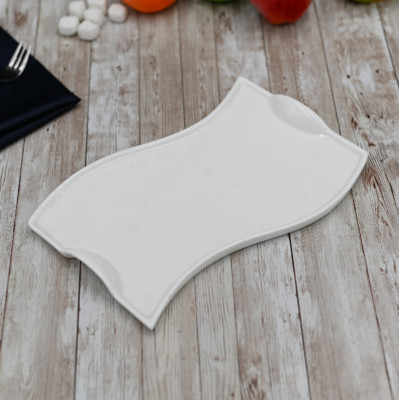 [ Set of 3 ] DISH 12'' | 31 CM White