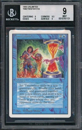 MTG Unlimited Timetwister BGS 9Q - P9