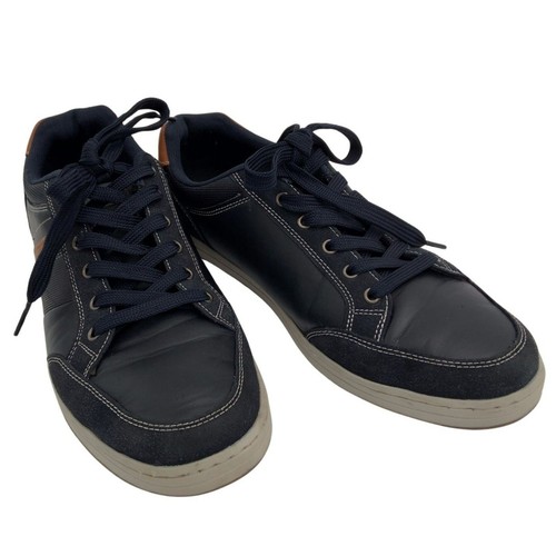 ARRIGO BELLO Men's Casual Fashion Sneakers Walking Shoes Navy/Brown Sz 10.5US - Picture 2 of 12