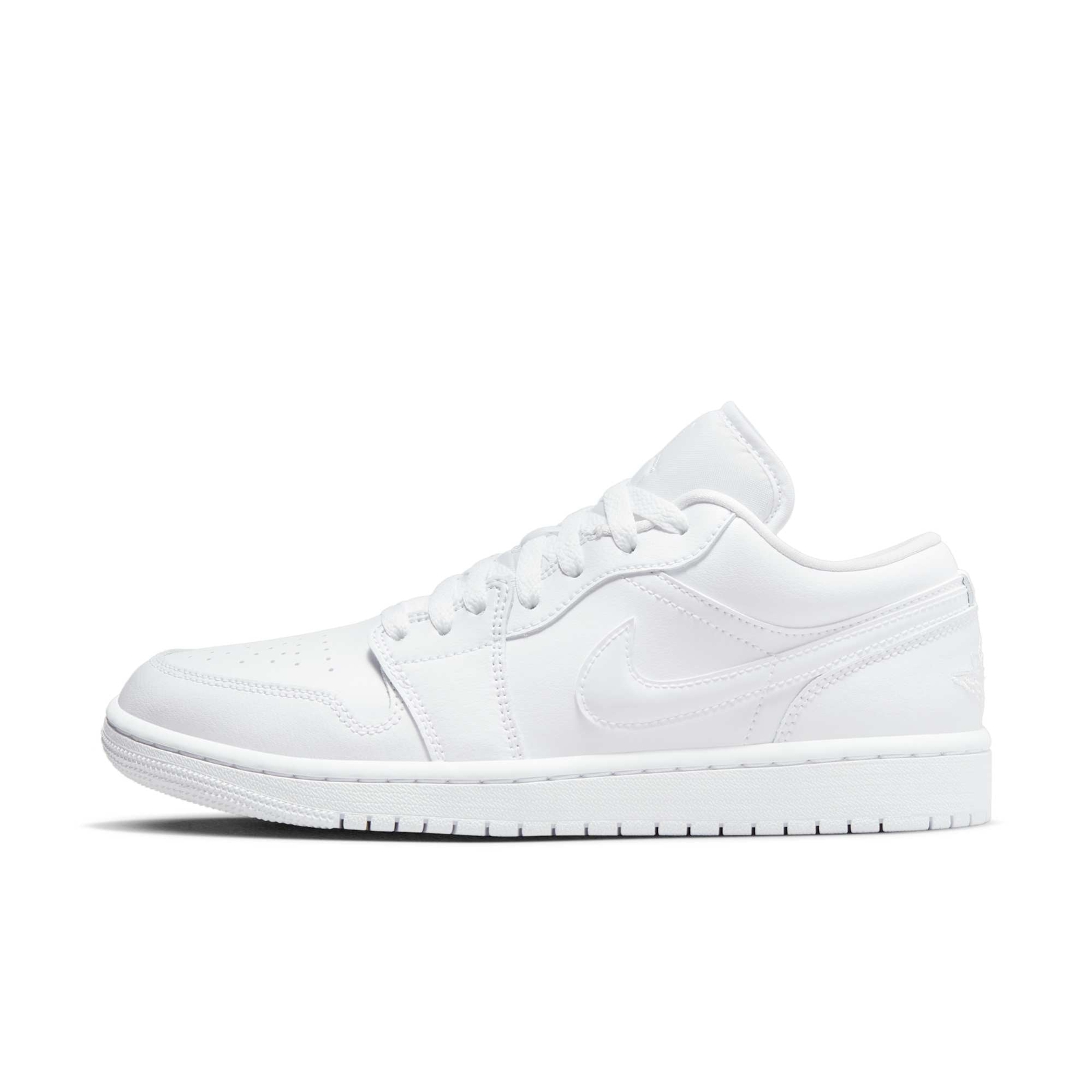 [DV0990-111] Womens Air Jordan RETRO 1 LOW TRIPLE WHITE (2022)