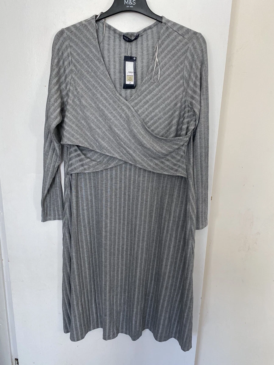 Marks and outlet spencer grey dress