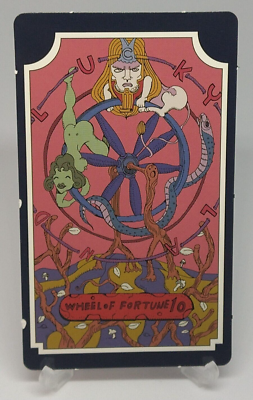 Wheel of Fortune Jojo's Bizarre Adventure Tarot Card 10 Hirohiko