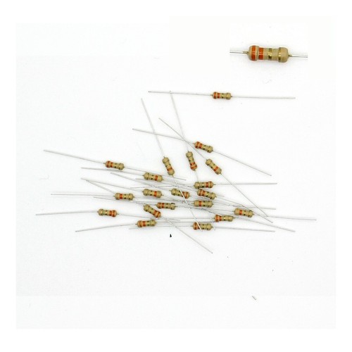 Résistances Carbone 18 Ohms - 1/2W (0.5W) - Tolérance 5% - Lot De 20 - Royal Ohm