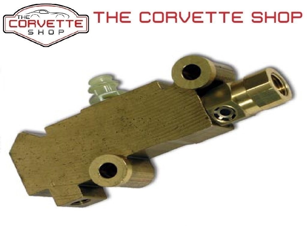C3 Corvette Brake Proportioning Valve 19781982 Brass Prop Disc Brakes