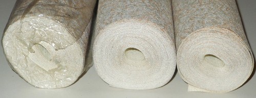 BOLTATEX VINTAGE WALLPAPER IMPRESSIONIST FLOWERS VINYL FABRIC 3 ROLLS 200 SQ FT - Picture 4 of 5