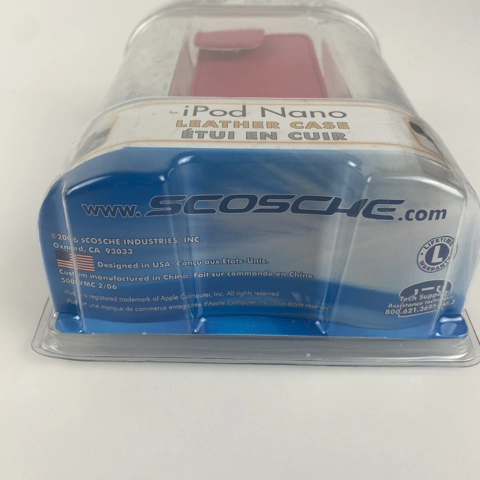 Apple iPod Nano Case Cover Protector LEATHER NIB Pinnk - Image 3 of 3