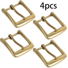 4PCS Solid Brass Belt Buckles Tongue Pin Belt Buckle Fits For 2 INCHES Belt