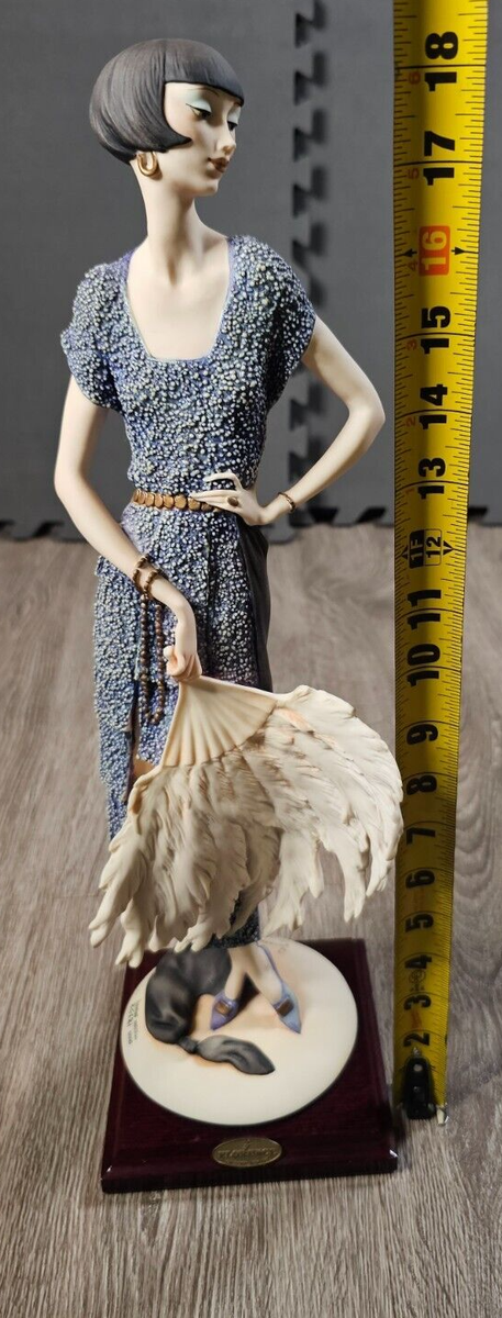 Giuseppe Armani Lady With Fan Figurine Limited Edition #387C