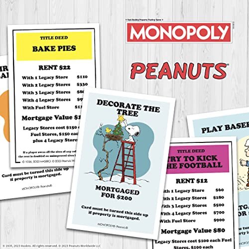 Monopoly: Peanuts Edition Brettspiel - Bild 6 von 9