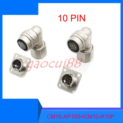 FOR Yaskawa Mitsubishi servo motor encoder plug CM10-AP10S+CM10-R10P Base NEW