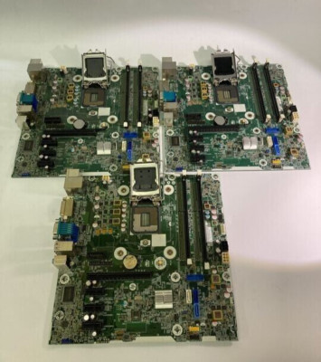 Lot of 3 HP E93839 uATX Intel H87 LGA 1150 Motherboard No CPU