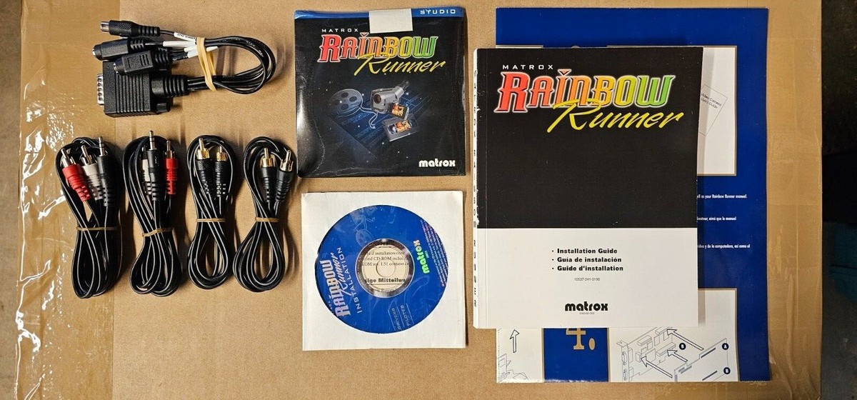 Matrox Rainbow Runner Studio & Matrox Mystique 220 combo capture