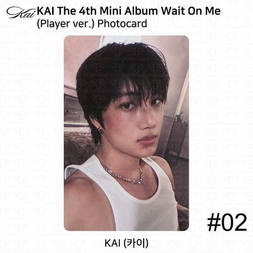 Kai 4th Mini Album Wait On Me Photobook/Player/Sleeve/Wing Official Photocard - Picture 56 of 76