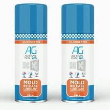 Adhesive Guru Non Silicone Epoxy Mold Release Spray (2x6.76 fl oz ), Silicone