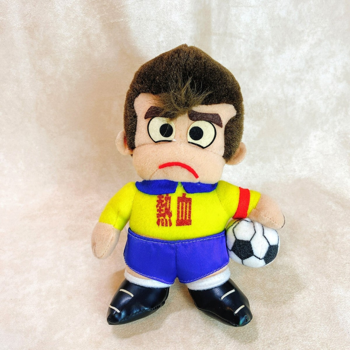 Rare 1993 Renegade Kunio kun Soccer Plush doll Toy Technos japan