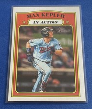 2021 Topps Heritage In Action #120 Max Kepler Minnesota Twins