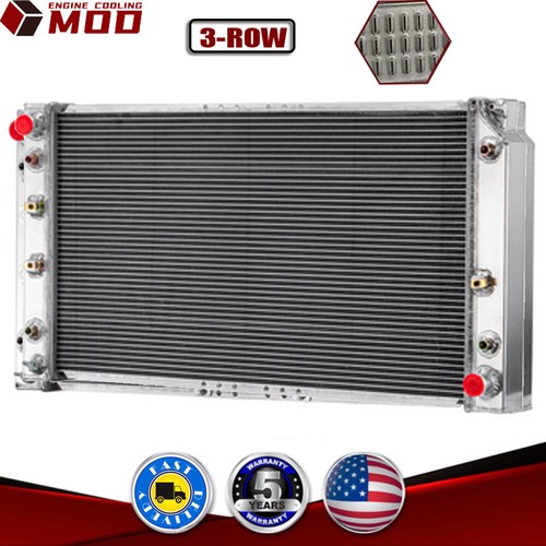 3 Row Aluminum Radiator For 94 95 96 Chevy Caprice Impala/ Buick Roadmaster 5.7L - Foto 2 di 12