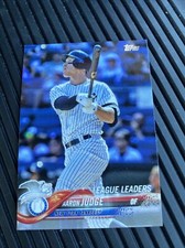 2018 Topps Series 1 League Leaders HR - Aaron Judge - CARD # 111 - NRMNT/MINT !!