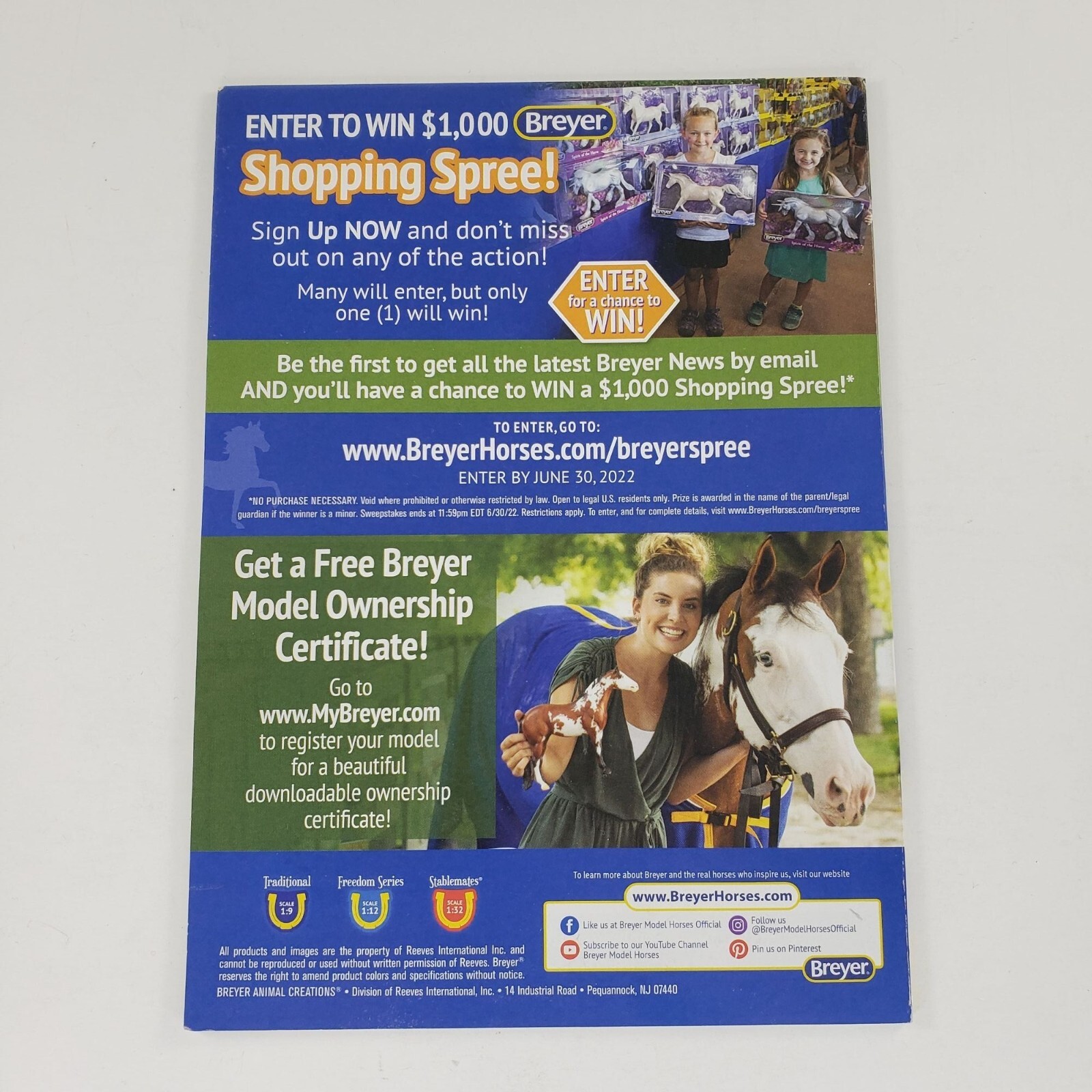 Breyer Horses Catalog Collector's Manual Model Horse 2021 eBay