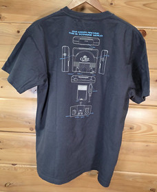 Rare PC Engine Core GrafX T Shirt Men XL Double Sided Video Game Console Promo