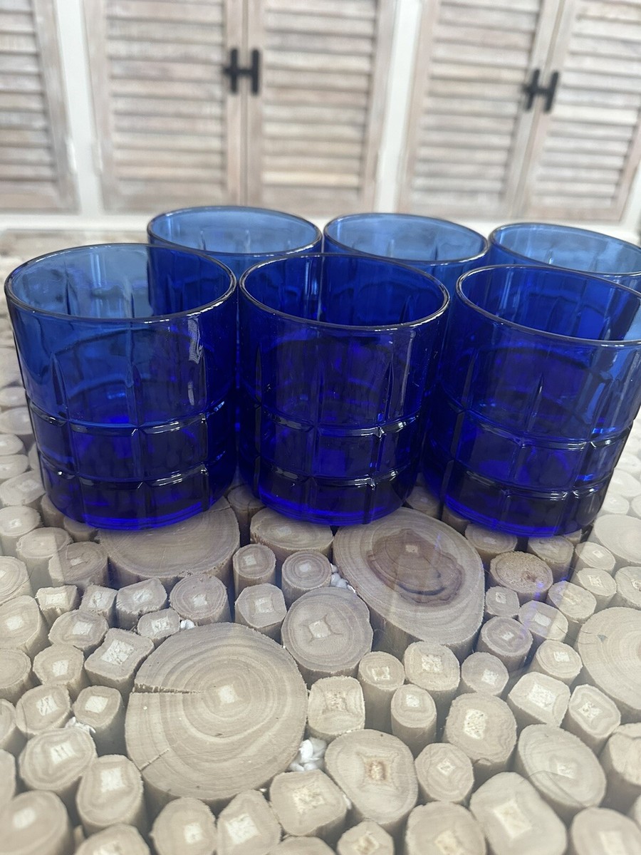 食器 Vintage Anchor Hocking Cobalt Blue set Vintage Anchor Hocking Cobalt Blue Glassware 9 pc | eBay