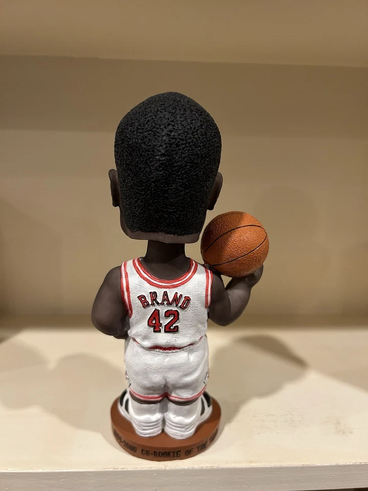Винтажный 2001 CHICAGO BULLS ELTON бренд SGA BOBBLEHEAD в оригинальной коробке - Изображение 4 из 4