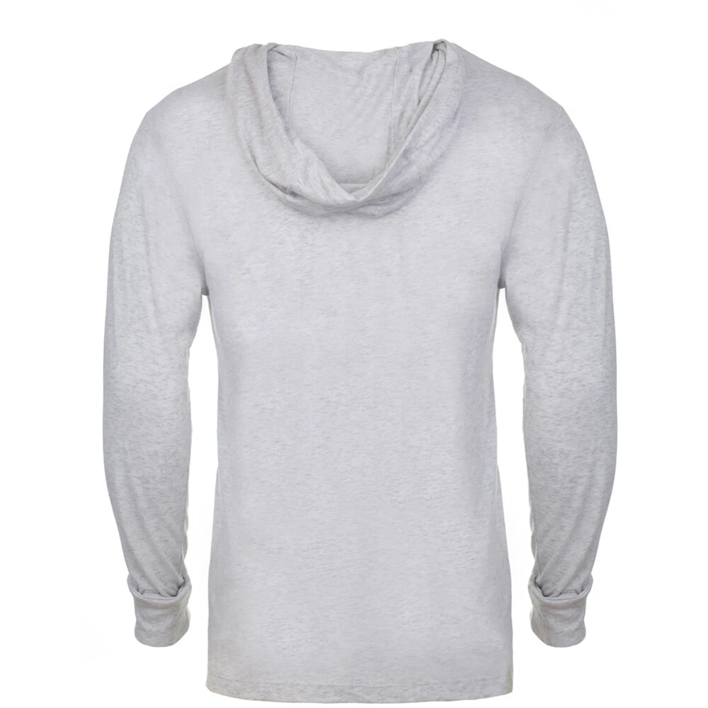 Next Level Adults Tri-Blend Long Sleeve T-Shirt Hoodie (PC3489) | eBay