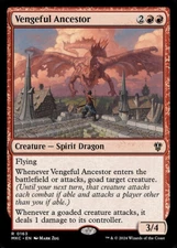 NM Vengeful Ancestor, MTG, Murders at Karlov Manor, Magic the Gathering, 163